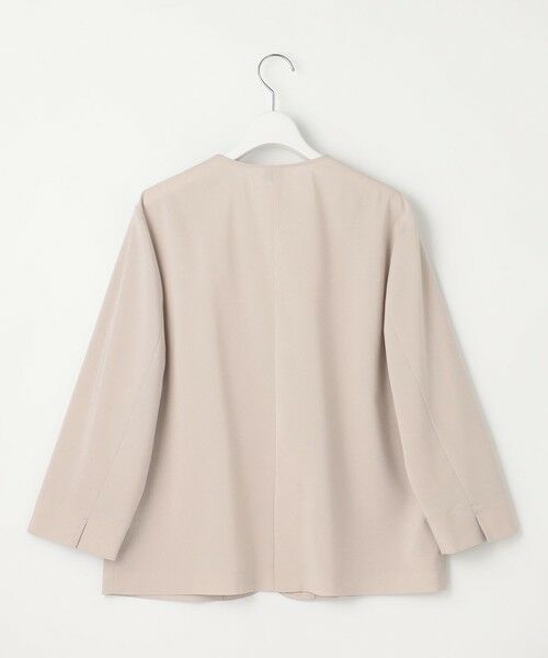 J.PRESS / ジェイプレス ノーカラージャケット | 【洗える】ストレッチ ノーカラー ジャケット | 詳細14