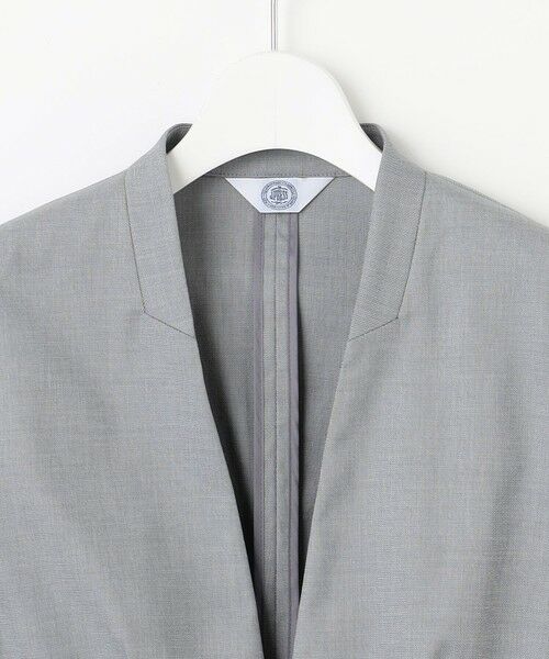 J.PRESS / ジェイプレス ノーカラージャケット | 【セットアップ対応・洗える・撥水】コットンFITTY ノーカラー ジャケット | 詳細12