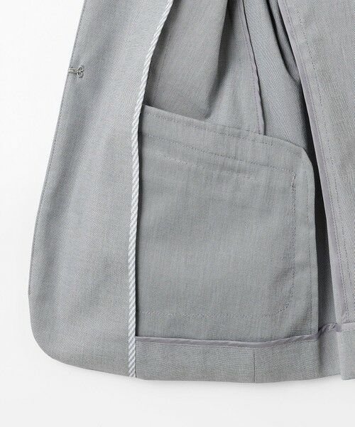 J.PRESS / ジェイプレス ノーカラージャケット | 【セットアップ対応・洗える・撥水】コットンFITTY ノーカラー ジャケット | 詳細18