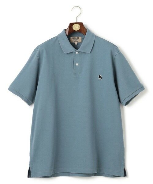 J.PRESS/ジェイプレス 【KING SIZE】【大人気 】バックブルカノコレジメン ポロシャツ サックスブルー系 4L J.PRESS/ジェイプレス 【KING SIZE】【大人気 】バックブルカノコレジメン ポロシャツ サックスブルー系 4L