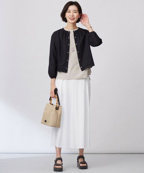 J.PRESS / ジェイプレス カットソー | 【洗える】シアー カーディガン | 詳細3