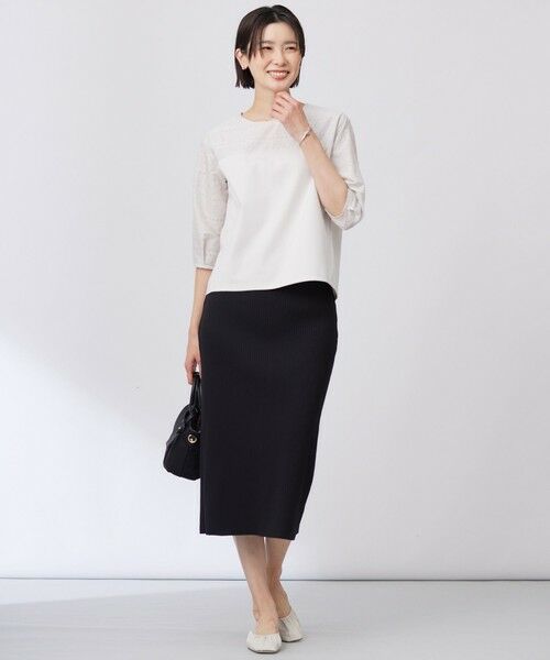 J.PRESS / ジェイプレス カットソー | 【洗える】スムースジャージー 刺繍 カットソー | 詳細3