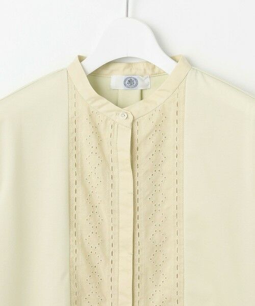 J.PRESS / ジェイプレス カットソー | 【洗える】エンブロシャツジャージー ブラウスライク カットソー | 詳細11