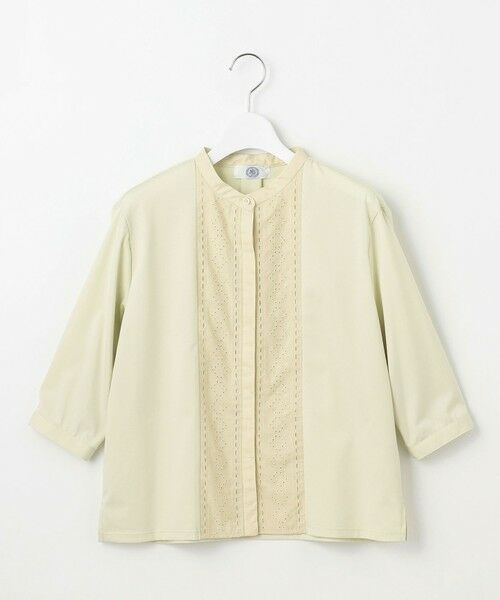 J.PRESS / ジェイプレス カットソー | 【洗える】エンブロシャツジャージー ブラウスライク カットソー | 詳細9