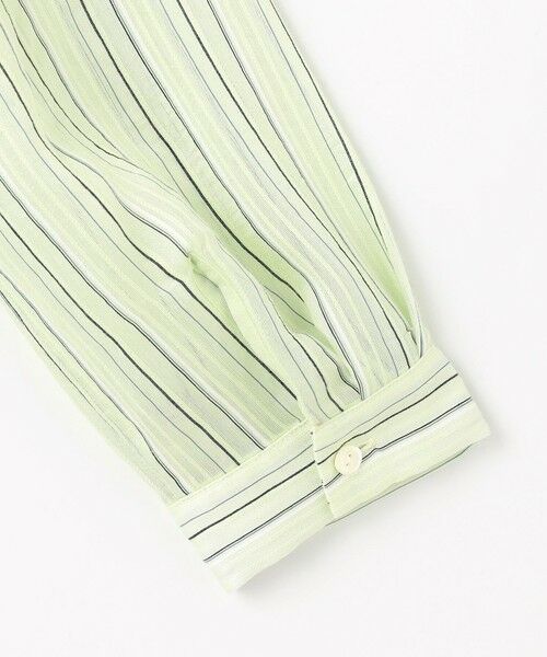 J.PRESS / ジェイプレス カットソー | 【洗える】ランダムストライプ シアー シャツカラー カットソー | 詳細11