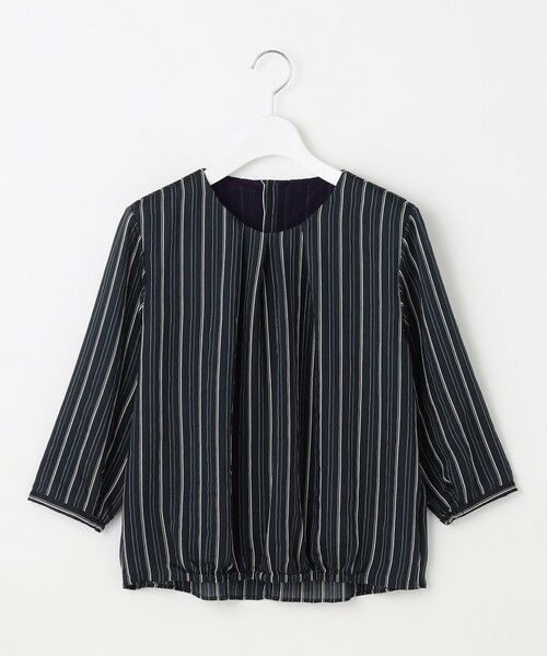 J.PRESS / ジェイプレス カットソー | 【洗える】ランダムストライプ シアー プルオーバー カットソー | 詳細3