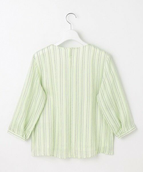 J.PRESS / ジェイプレス カットソー | 【洗える】ランダムストライプ シアー プルオーバー カットソー | 詳細14