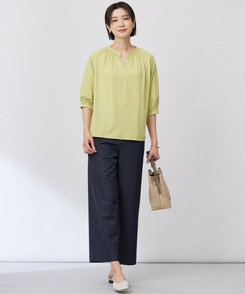 J.PRESS / ジェイプレス カットソー | 【洗える】トリコットバイオ シャーリング カットソー | 詳細8