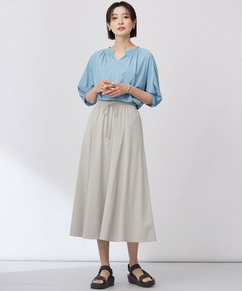 J.PRESS / ジェイプレス カットソー | 【洗える】トリコットバイオ シャーリング カットソー | 詳細10