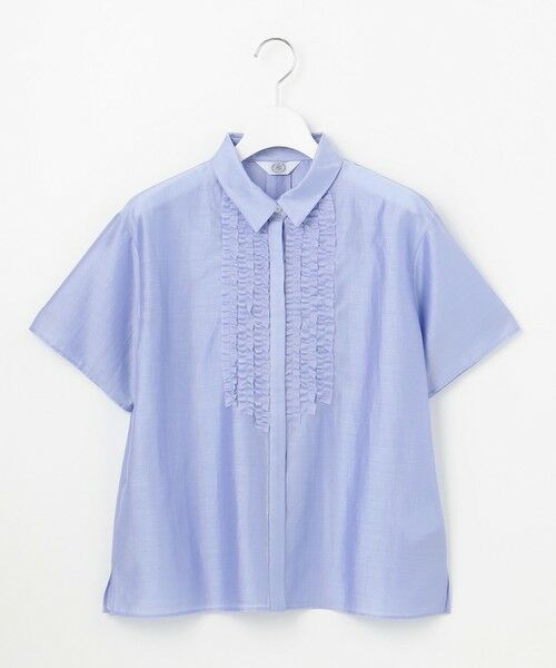 J.PRESS / ジェイプレス カットソー | 【洗える】フリルジャージー ブラウスライク カットソー | 詳細9