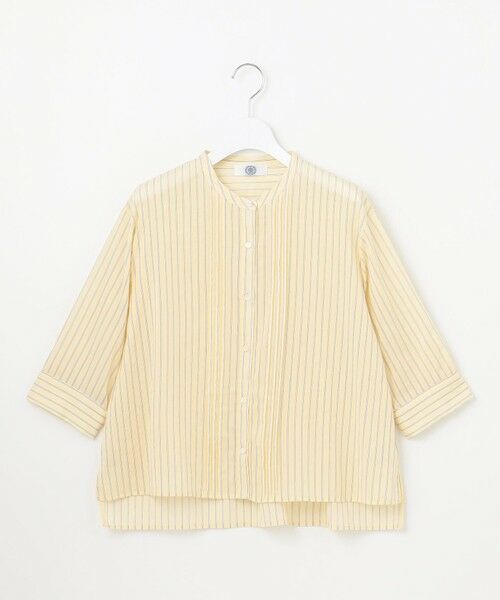 J.PRESS / ジェイプレス カットソー | 【洗える】シアーピンストライプ ブラウスライク カットソー | 詳細7