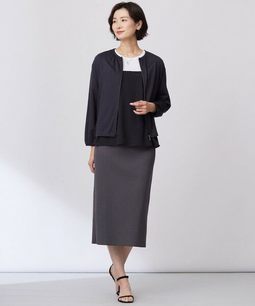 J.PRESS / ジェイプレス カットソー | 【接触冷感・洗える】シアー ブルゾン | 詳細14