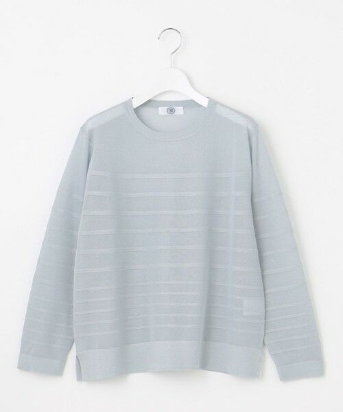 J.PRESS / ジェイプレス ニット・セーター | 【WEB限定・洗える】Vis/Peスパーク シアー ボーダー ニット | 詳細7