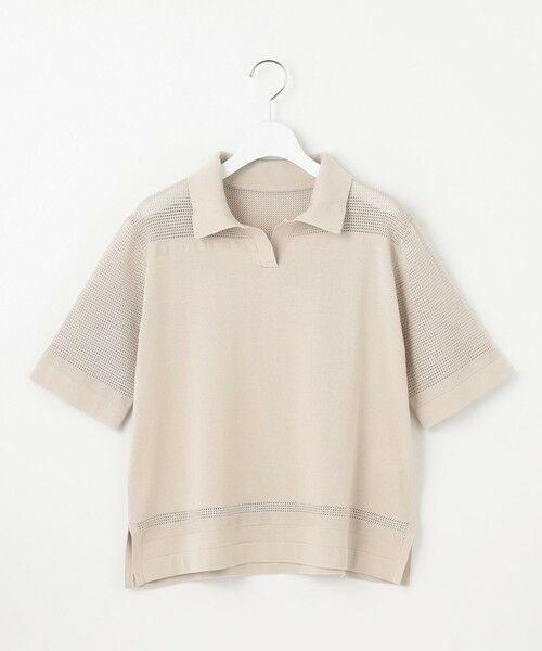 新品未使用J.PRESS DRY COTTON ニットポロ 原価17930円 セール】 【洗える】COTTON POLYESTER 襟付き ニット （ニット
