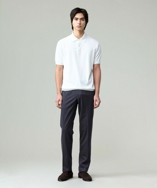 J.PRESS / ジェイプレス ポロシャツ | 機能×縫製?快適な着心地 「高見え」ニットポロ【接触冷感 / 洗える】ホールガーメントニット ポロシャツ | 詳細1