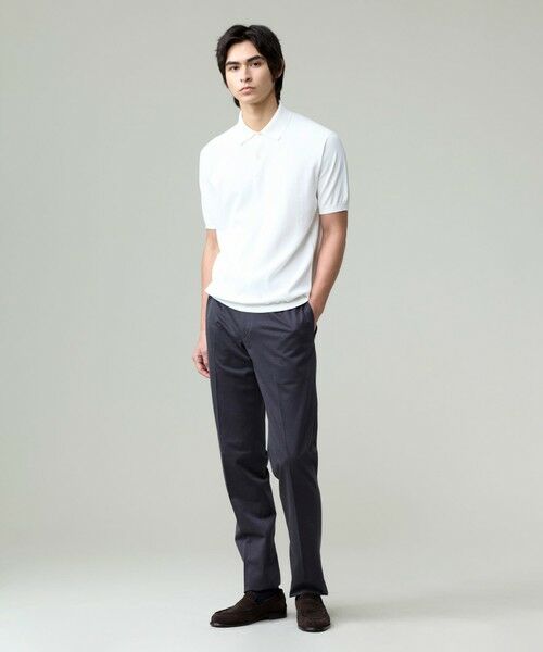 J.PRESS / ジェイプレス ポロシャツ | 機能×縫製?快適な着心地 「高見え」ニットポロ【接触冷感 / 洗える】ホールガーメントニット ポロシャツ | 詳細2