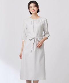 J.PRESS / ジェイプレス ロング・マキシ丈ワンピース | 【洗える・UV加工・吸水速乾】OXIJEWELストレッチ ワンピース