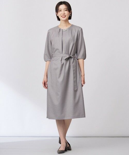 J.PRESS / ジェイプレス ロング・マキシ丈ワンピース | 【洗える・UV加工・吸水速乾】OXIJEWELストレッチ ワンピース | 詳細6