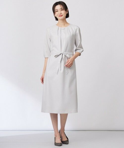 J.PRESS / ジェイプレス ロング・マキシ丈ワンピース | 【洗える・UV加工・吸水速乾】OXIJEWELストレッチ ワンピース | 詳細23