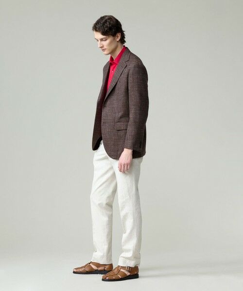 J.PRESS / ジェイプレス スラックス・ドレスパンツ | 【ウォッシャブル可】コンフォートストレッチリネン スラックス | 詳細6