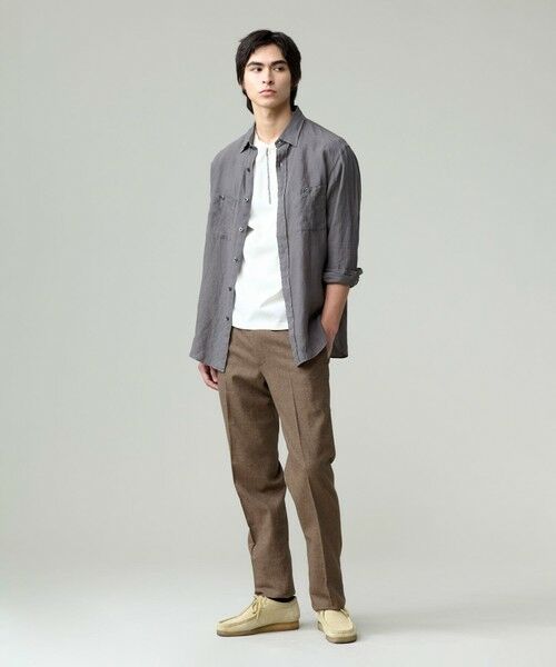 J.PRESS / ジェイプレス スラックス・ドレスパンツ | 【ウォッシャブル可】コンフォートストレッチリネン スラックス | 詳細9