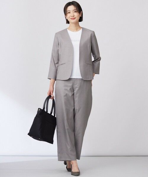 J.PRESS / ジェイプレス その他パンツ | 【セットアップ対応・洗える・UV加工・吸水速乾】OXIJEWELストレッチ ストレート パンツ | 詳細11