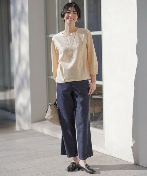 J.PRESS / ジェイプレス デニムパンツ | 【洗える】5ozバージラコンパクト デニム セミワイドパンツ | 詳細19