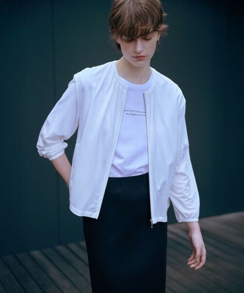 J.PRESS / ジェイプレス ミニ・ひざ丈スカート | 【洗える】リブ ナロー スカート | 詳細16