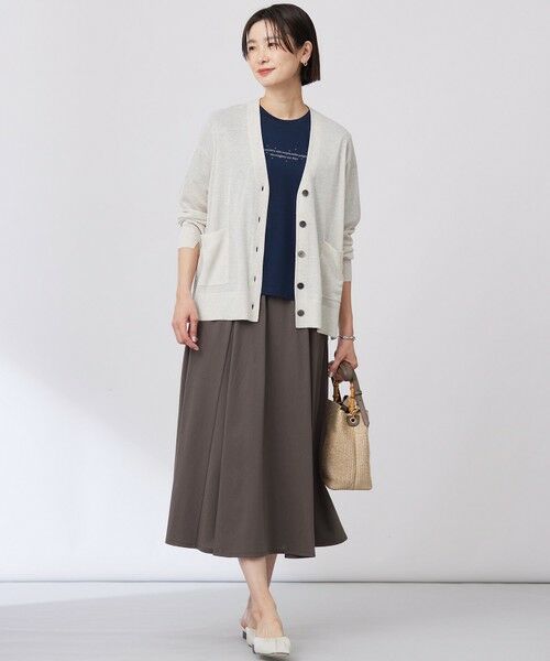 J.PRESS / ジェイプレス ミニ・ひざ丈スカート | 【洗える】トリコットバイオ フレア スカート | 詳細9