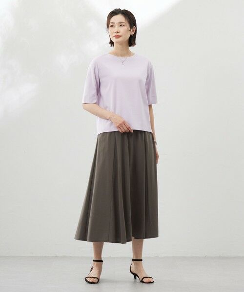 J.PRESS / ジェイプレス ミニ・ひざ丈スカート | 【洗える】トリコットバイオ フレア スカート | 詳細12