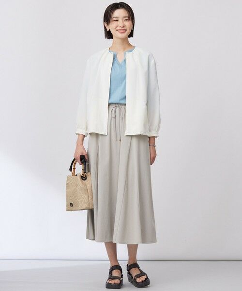 J.PRESS / ジェイプレス ミニ・ひざ丈スカート | 【洗える】トリコットバイオ フレア スカート | 詳細18