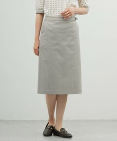 J.PRESS / ジェイプレス ミニ・ひざ丈スカート | 【セットアップ対応・洗える・撥水】コットンFITTY スカート