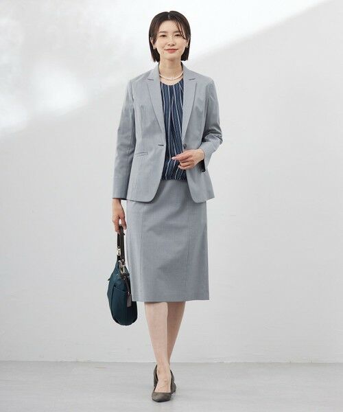 J.PRESS / ジェイプレス ミニ・ひざ丈スカート | 【セットアップ対応・洗える・撥水】コットンFITTY スカート | 詳細5