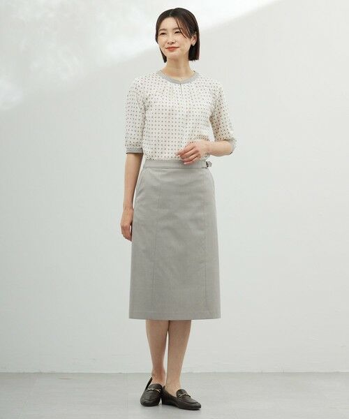 J.PRESS / ジェイプレス ミニ・ひざ丈スカート | 【セットアップ対応・洗える・撥水】コットンFITTY スカート | 詳細20