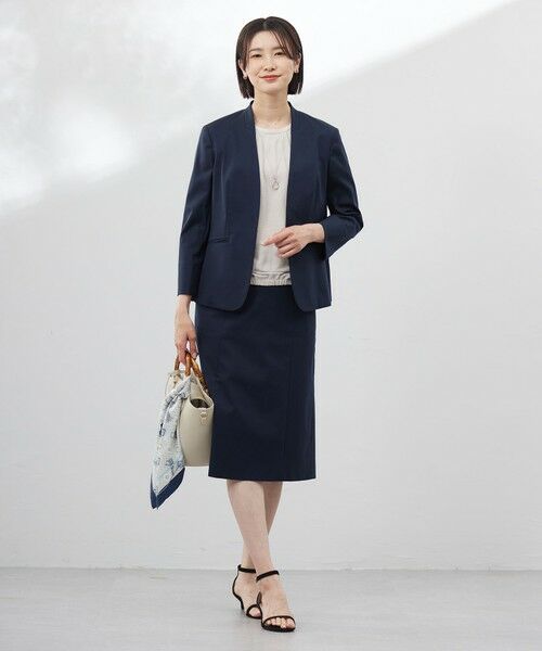 J.PRESS / ジェイプレス ミニ・ひざ丈スカート | 【セットアップ対応・洗える・撥水】コットンFITTY スカート | 詳細21