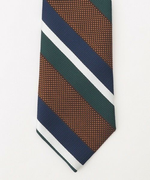 J.PRESS / ジェイプレス ネクタイ | 【JAPANESE SILK FRESCO TIE COLLECTION】マルチストライプ ネクタイ | 詳細1