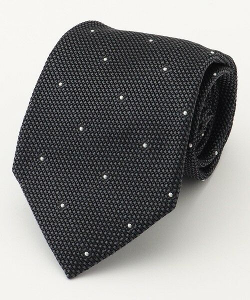 J.PRESS/ジェイプレス 【JAPANESE SILK FRESCO TIE COLLECTION】ドット ネクタイ グレー系 F J.PRESS/ジェイプレス 【JAPANESE SILK FRESCO TIE COLLECTION】ドット ネクタイ グレー系 F