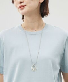 【Tシャツ姿に色気を】Ralph Lauren ２トーンシルバーネックレス ツートーン ノット ストランド ネックレス | ラルフ ローレン