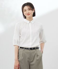 J.PRESS / ジェイプレス シャツ・ブラウス | 【洗える】ラミーポプリン シャツ ブラウス