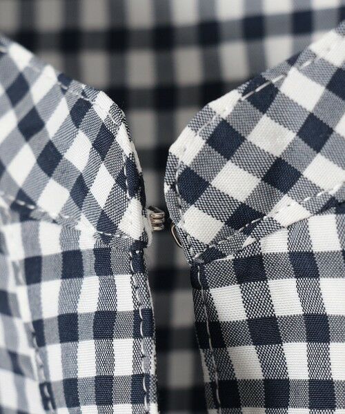 J.PRESS / ジェイプレス シャツ・ブラウス | 【洗える】アセVisギンガム バンドカラー ブラウス | 詳細9