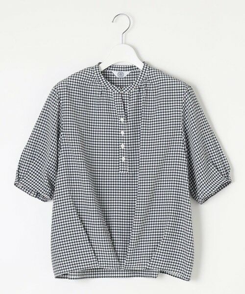 J.PRESS / ジェイプレス シャツ・ブラウス | 【洗える】アセVisギンガム バンドカラー ブラウス | 詳細4
