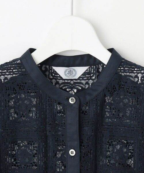 J.PRESS / ジェイプレス シャツ・ブラウス | 【洗える】モザイクレース ハーフスリーブ ブラウス | 詳細10