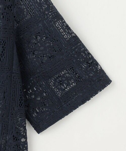 J.PRESS / ジェイプレス シャツ・ブラウス | 【洗える】モザイクレース ハーフスリーブ ブラウス | 詳細11