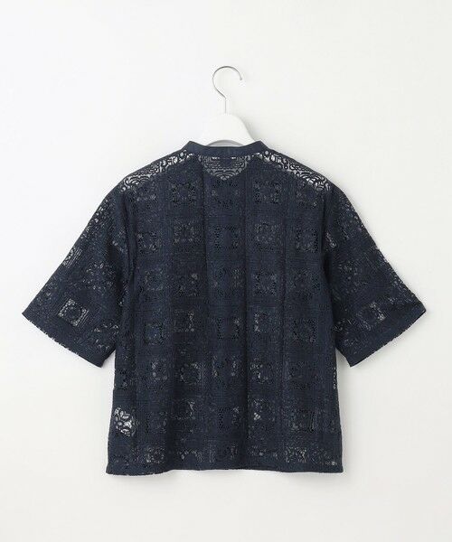 J.PRESS / ジェイプレス シャツ・ブラウス | 【洗える】モザイクレース ハーフスリーブ ブラウス | 詳細9