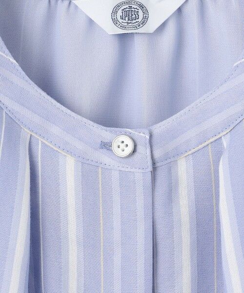 J.PRESS / ジェイプレス シャツ・ブラウス | 【洗える】SHEERストライプ クルーネック ブラウス | 詳細14