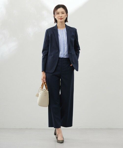 J.PRESS / ジェイプレス シャツ・ブラウス | 【洗える】SHEERストライプ クルーネック ブラウス | 詳細7