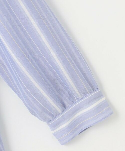 J.PRESS / ジェイプレス シャツ・ブラウス | 【洗える】SHEERストライプ ペプラム シャツ ブラウス | 詳細9