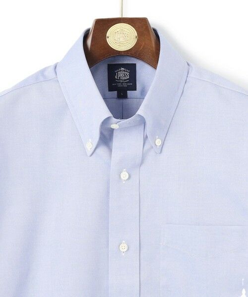 J.PRESS / ジェイプレス シャツ・ブラウス | 【PREMIUM PLEATS / 形態安定】ピンオックス 半袖シャツ / B.D. | 詳細4