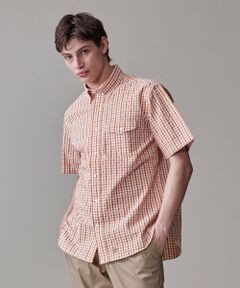 J.PRESS / ジェイプレス シャツ・ブラウス | 風が通るシアサッカーの清涼感【吸水速乾 / 高通気性】【クールマックス】サッカーギンガムチェック シャツ / B.D.