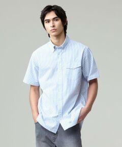 J.PRESS / ジェイプレス シャツ・ブラウス | 風が通るシアサッカーの清涼感【吸水速乾 / 高通気性】【クールマックス】サッカーストライプ シャツ / B.D.